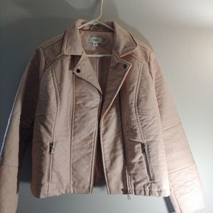 Cato Pink Leather Jacket